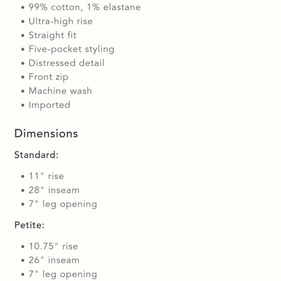 NWT Anthropologie Pilcro The Vintage Straight Jeans Distressed Raw Hem Size 29 - Picture 5 of 6